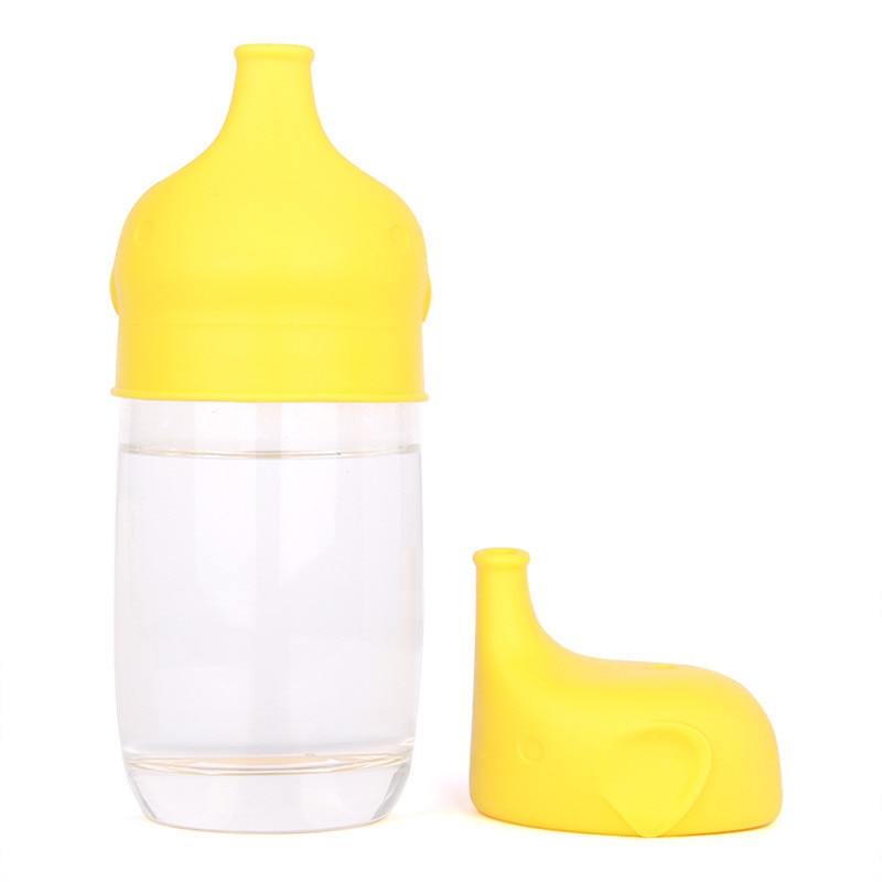 Kids Water Bottle Safety For Silicone Sippy Lids - Make Most Cups a Sippy Cup Leak Proof Drink Straw Sippy Cup for Kid Baby Feed